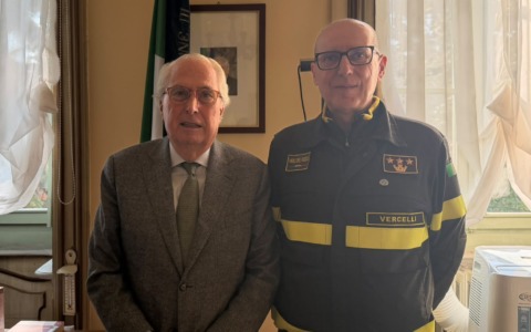 Il sindaco Scheda ha ricevuto il nuovo Comandante provinciale dei Vigili del Fuoco Giuseppe Giannace