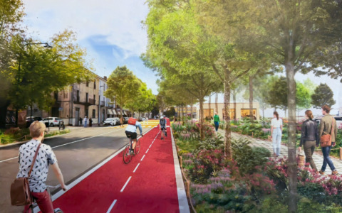 Il rendering (fatto con AI) di Notizia Oggi Vercelli ha fatto cadere il velo sul progetto di corso Gastaldi