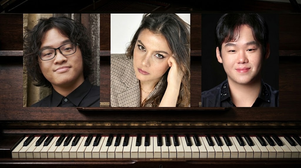 Ecco i tre pianisti che saranno protagonisti della finale del Concorso Viotti